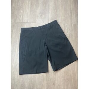 Nike Golf Dri Fit Shorts Black Mens Size 36 Active Inseam 11" Classic